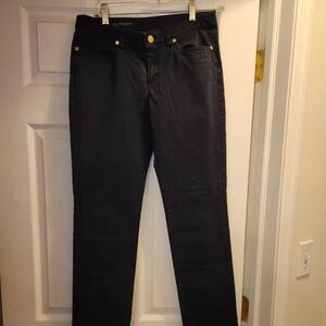 Brooks Brothers "346" Natalie Fit Blue Denim Pants Women Size 2 Cotton Spandex